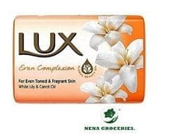 Lux Soap Even Complexion With White Lily & Carrot Oil 125 g x1